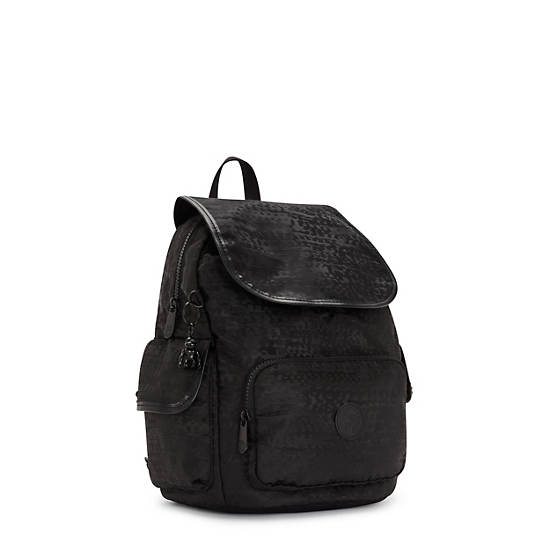 Kipling City Pack Small Classic Backpacks Urban Black Jacquard | AU 1502RV